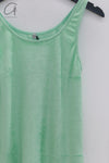 BASERANGE Tank Top BAS-TOOTK-VE-SU24-TELU GREEN